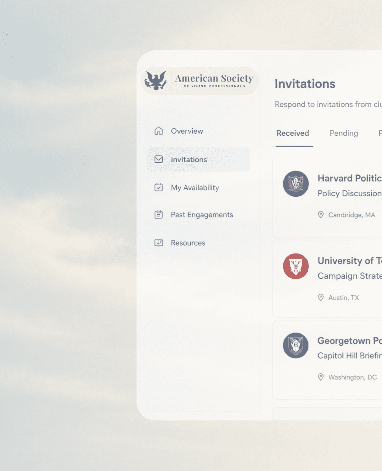 Connect beyond your university